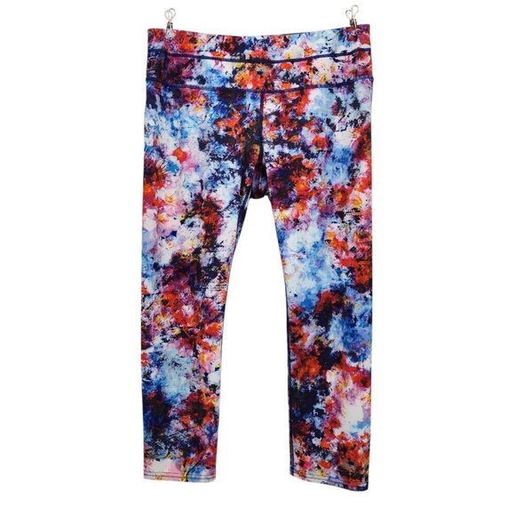 Athleta Hypersonic Sonar Ember Crop Leggings Womens Medium - Picture 8 of 8